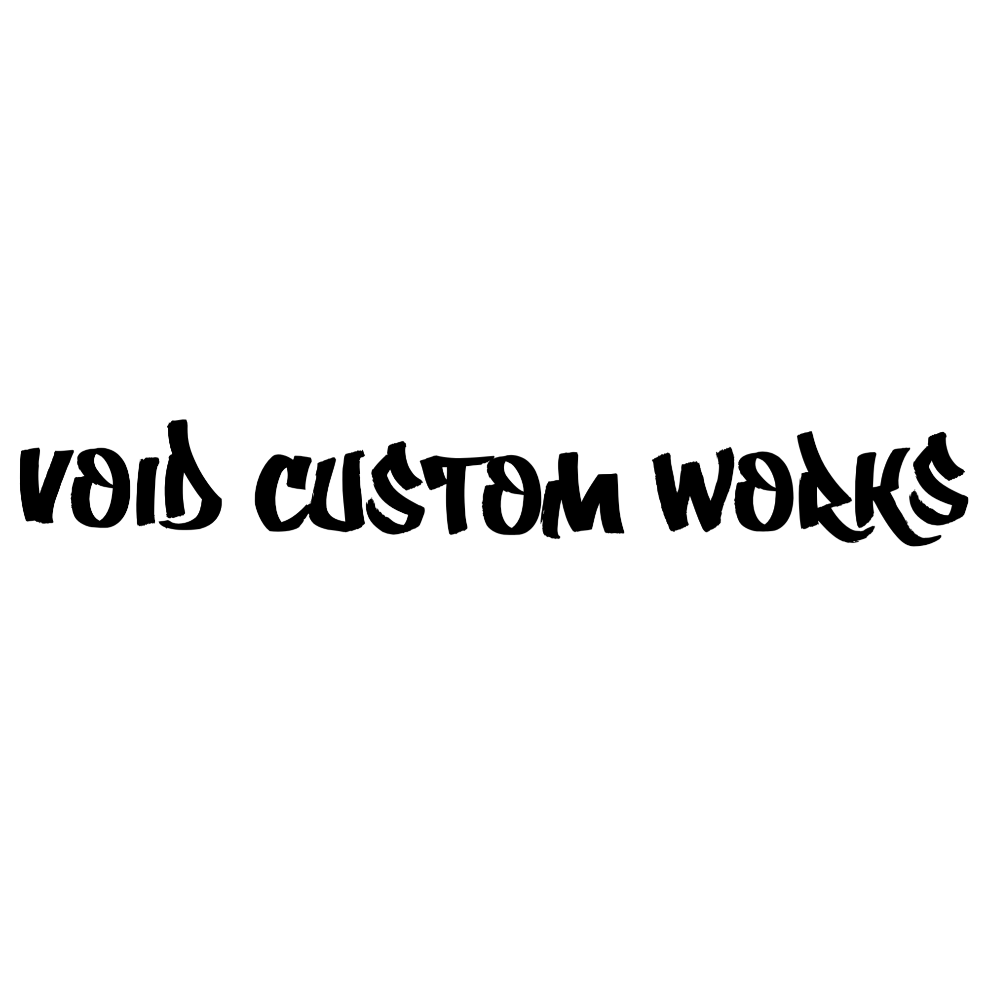 VOID CUSTOM WORKS windcreen banner